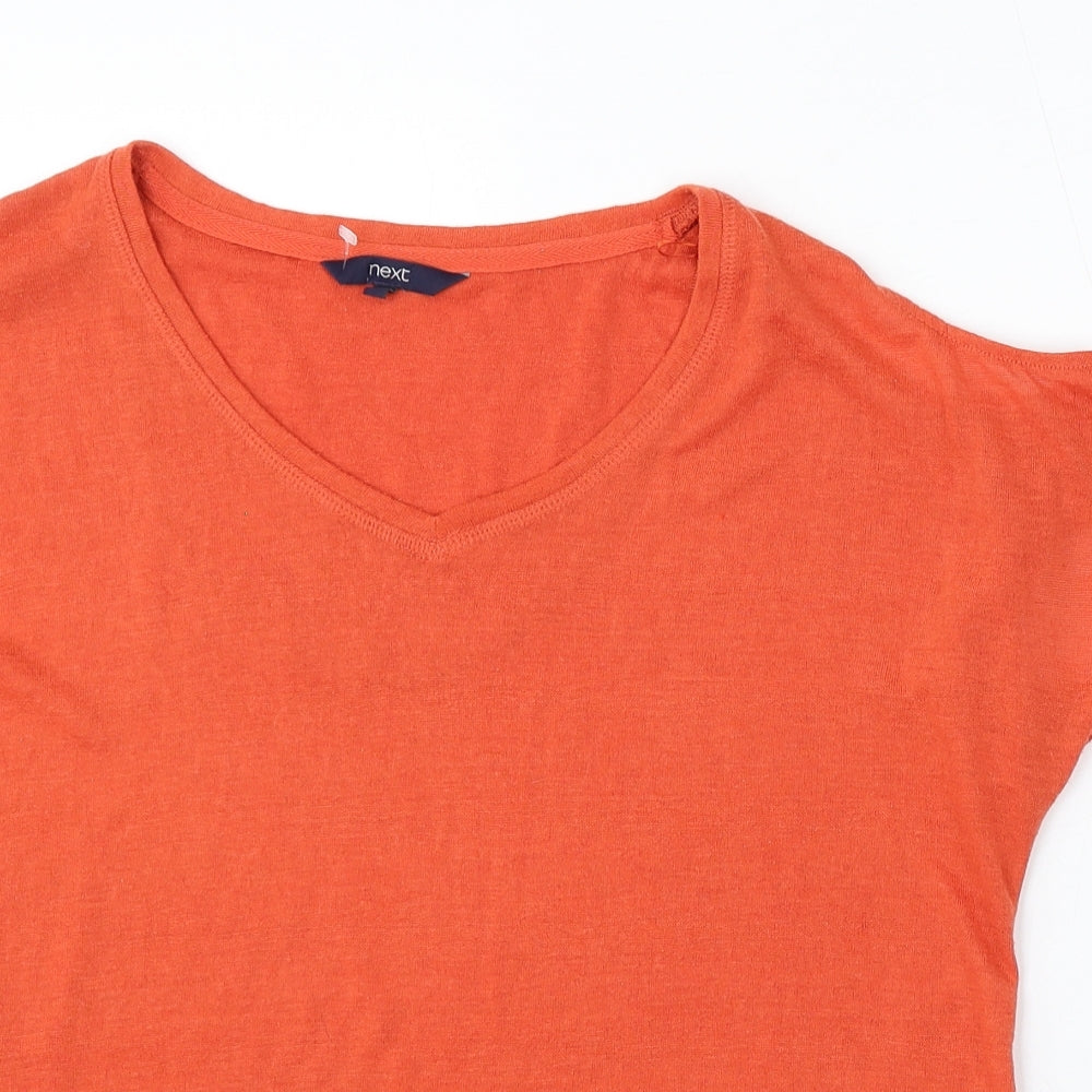 Womens UK Size 12 NEXT Orange Pullover Jumper