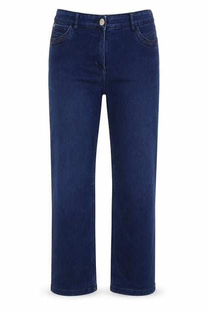 Womens UK Size 32 Per Una Regular Fit Straight Blue Jeans