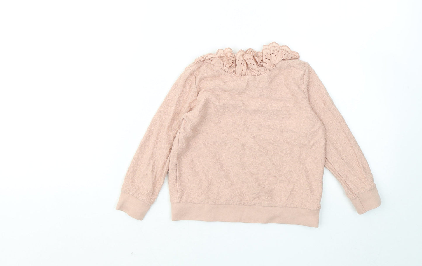 George Girls Pink Cotton Pullover Sweatshirt Size 2-3 Years