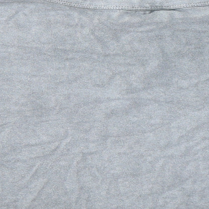 ASOS Womens Blue Cotton Basic T-Shirt Size 14 Round Neck
