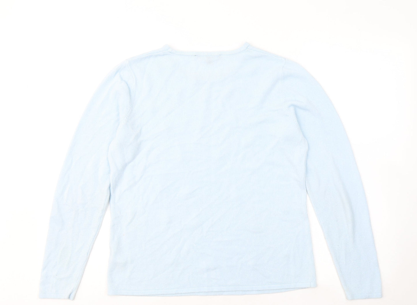 Womens UK Size 14 Bonmarché Blue Pullover Jumper