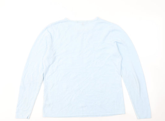 Womens UK Size 14 Bonmarché Blue Pullover Jumper