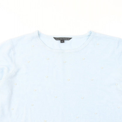 Womens UK Size 14 Bonmarché Blue Pullover Jumper