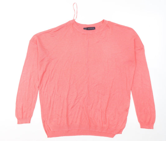 Womens UK Size M Marks and Spencer Pink Pullover Jumper