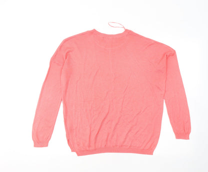 Womens UK Size M Marks and Spencer Pink Pullover Jumper