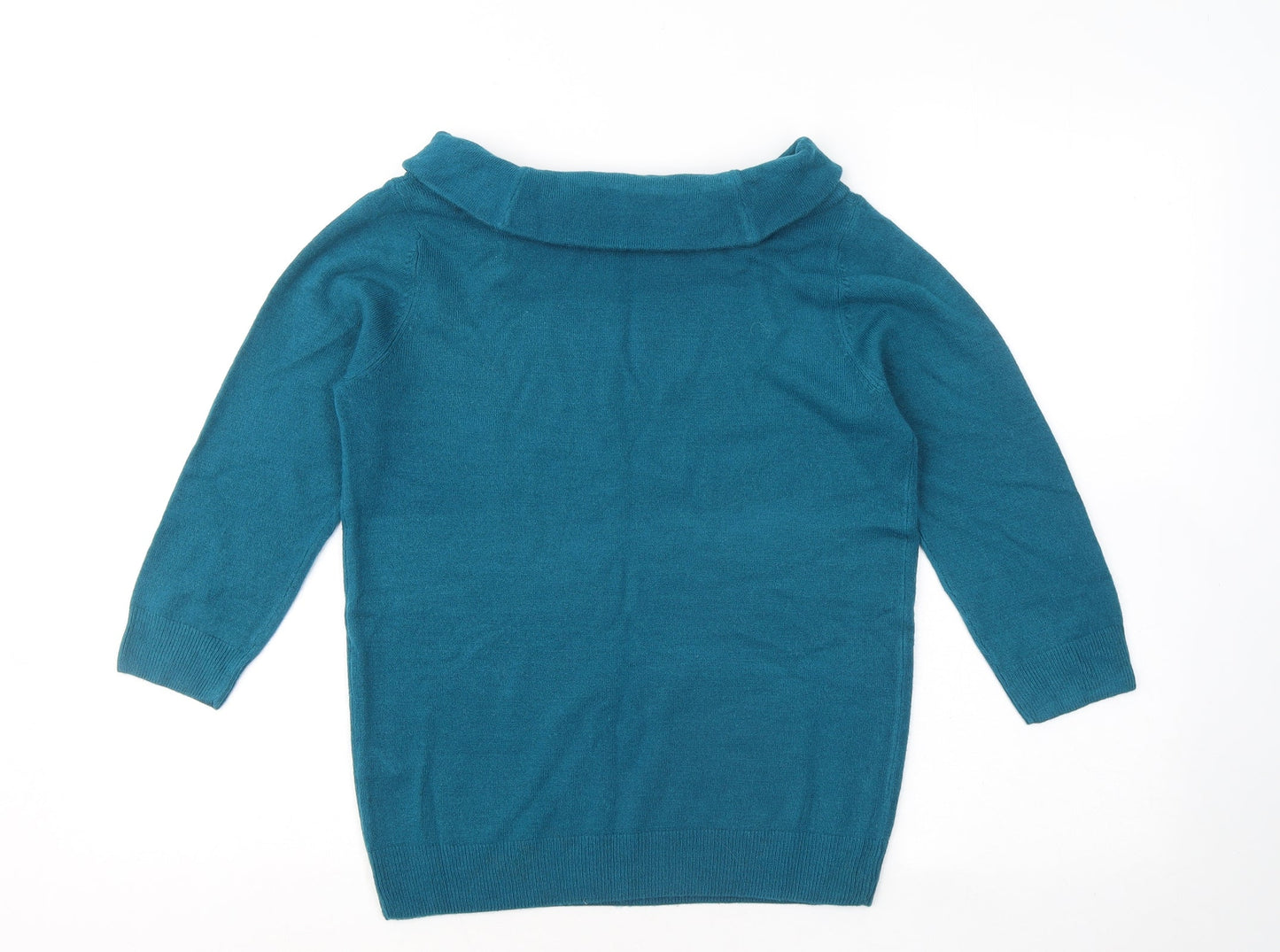 Womens UK Size 8 BHS Blue Pullover Jumper