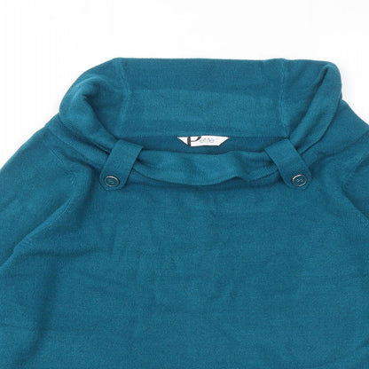 Womens UK Size 8 BHS Blue Pullover Jumper
