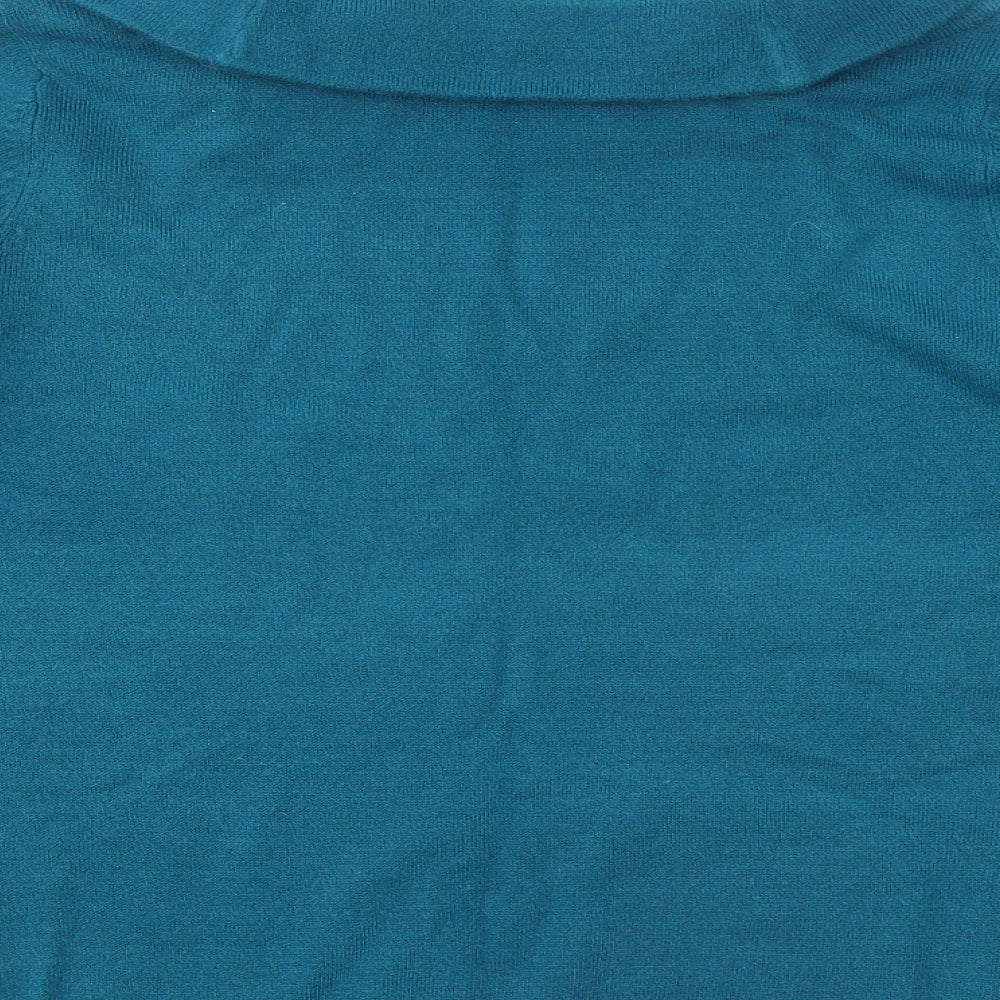 Womens UK Size 8 BHS Blue Pullover Jumper