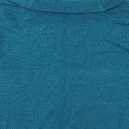 Womens UK Size 8 BHS Blue Pullover Jumper