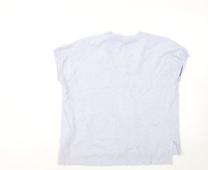 Womens UK Size L NEXT Purple Vest Jumper
