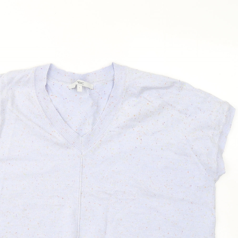 Womens UK Size L NEXT Purple Vest Jumper