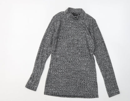 Womens UK Size 8 PRETTYLITTLETHING Grey Pullover Jumper