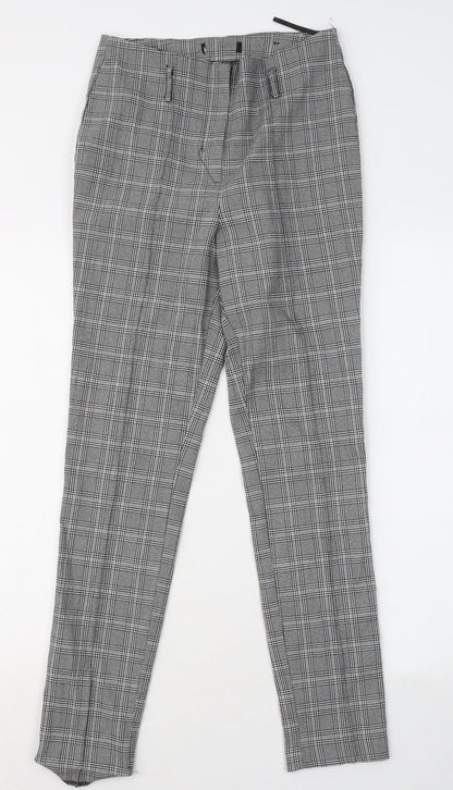 Womens UK Size 8 New Look Regular Fit  Grey Trousers