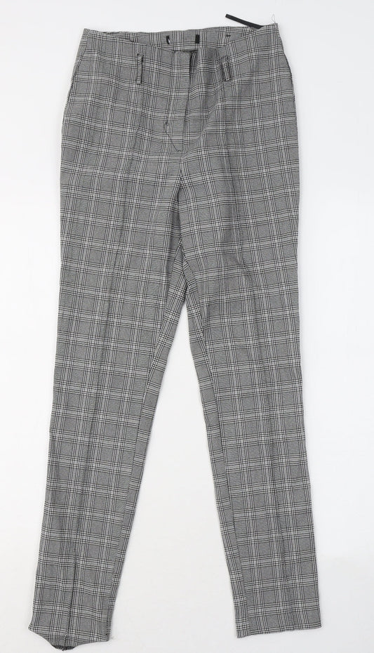 Womens UK Size 8 New Look Regular Fit  Grey Trousers