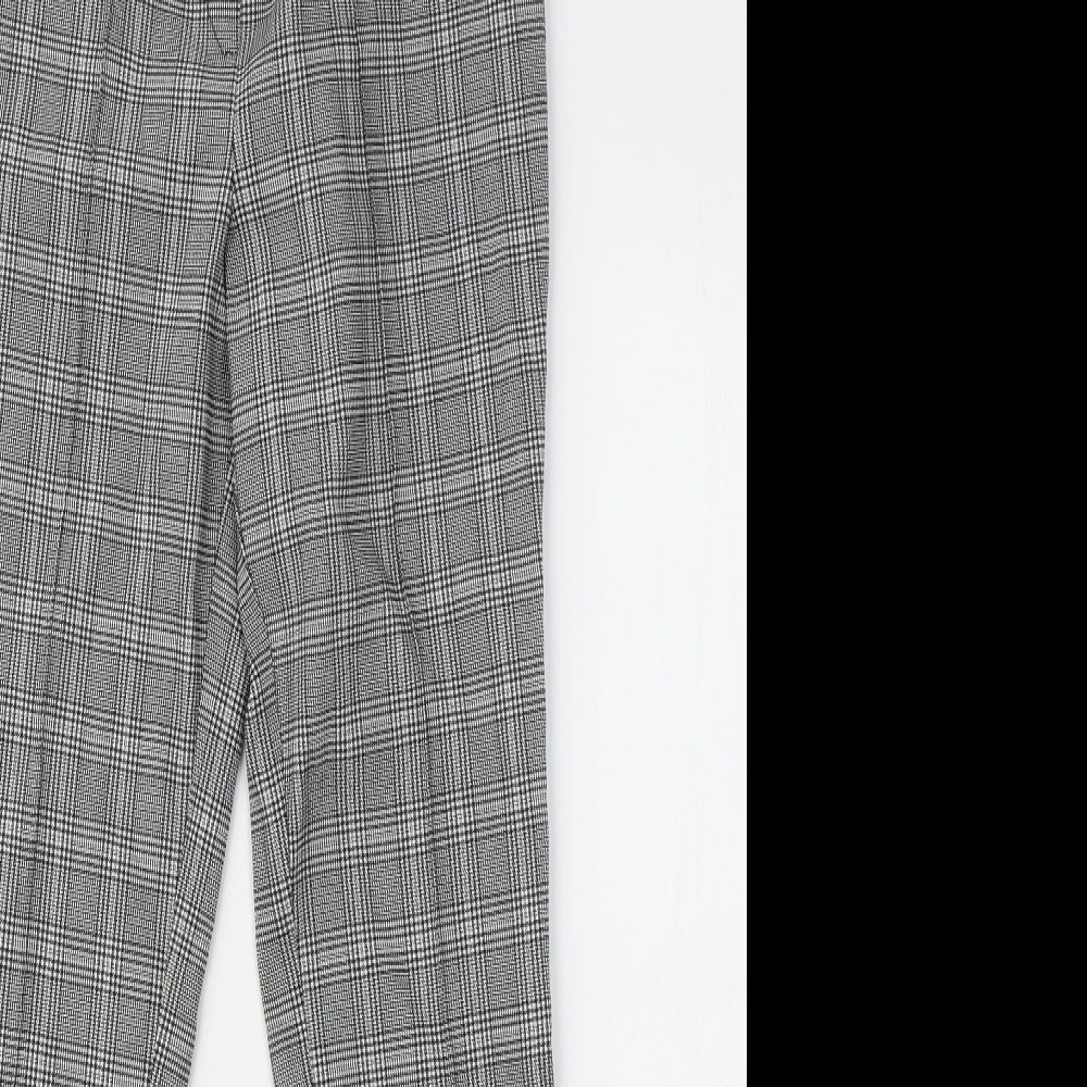 Womens UK Size 8 New Look Regular Fit  Grey Trousers