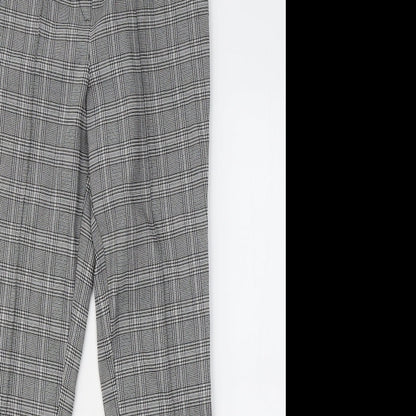 Womens UK Size 8 New Look Regular Fit  Grey Trousers