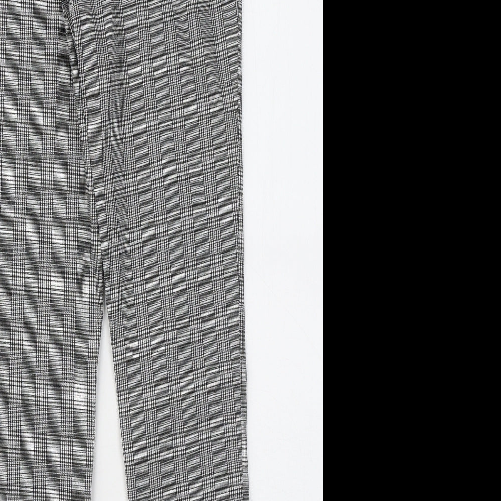 Womens UK Size 8 New Look Regular Fit  Grey Trousers