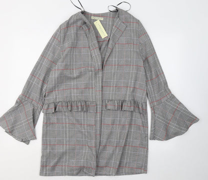 Womens UK Size 10 Innocence Grey Cardigan Jumper
