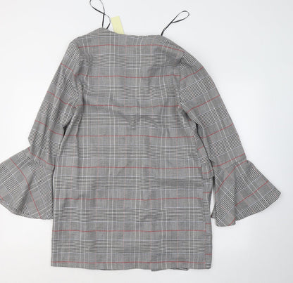Womens UK Size 10 Innocence Grey Cardigan Jumper