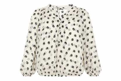 Womens UK Size L Moda White Basic Blouse