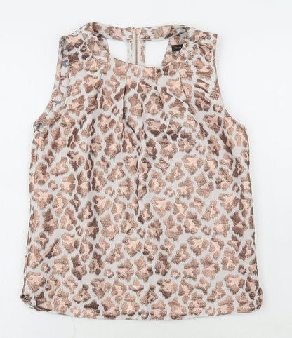 Womens UK Size 6 River Island Multicoloured Basic Tank
