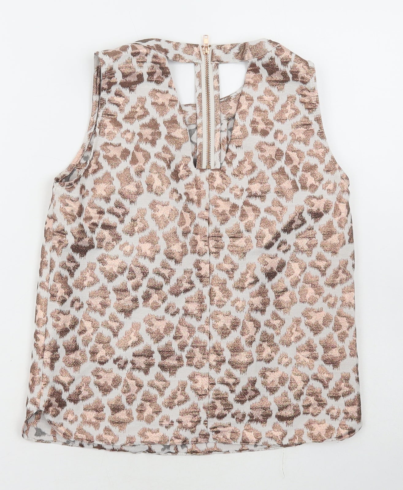 Womens UK Size 6 River Island Multicoloured Basic Tank