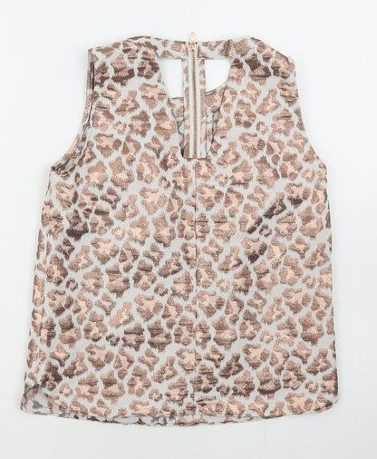 Womens UK Size 6 River Island Multicoloured Basic Tank