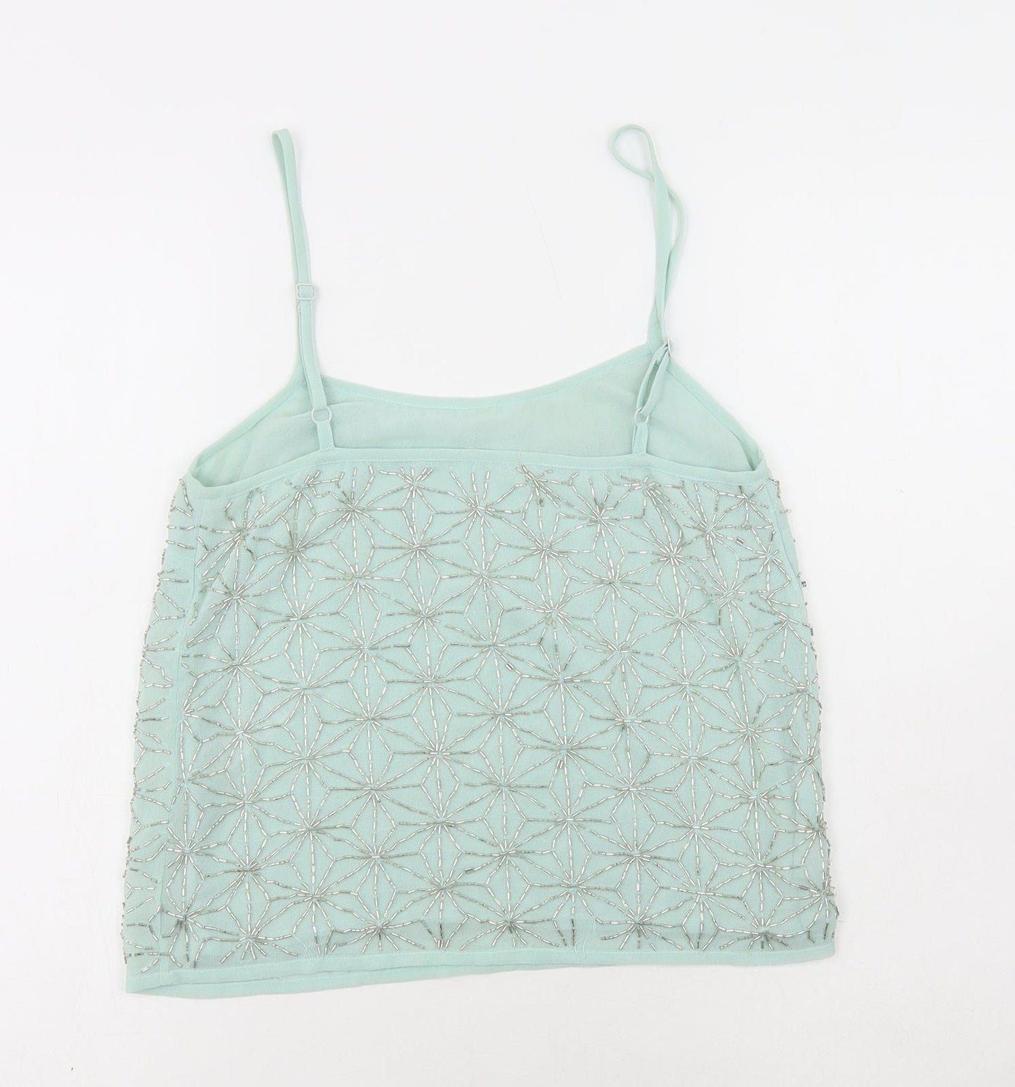 Womens UK Size 8 Topshop Blue Camisole T-Shirt