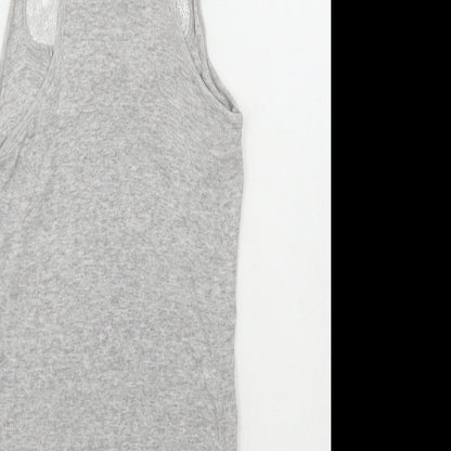 Womens UK Size 6 Topshop Grey Camisole Tank