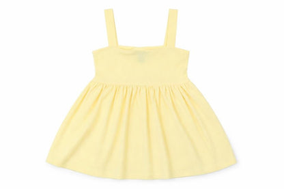 New Look Womens Yellow Polyester Basic Blouse Size 8 Square Neck