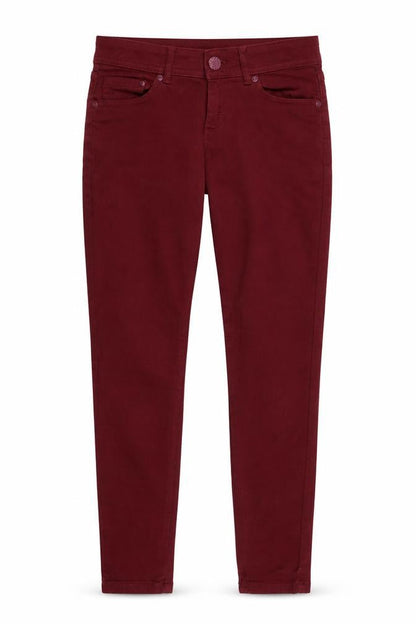 New Look Womens Red Cotton Skinny Jeans Size 8 L29 in Regular Zip