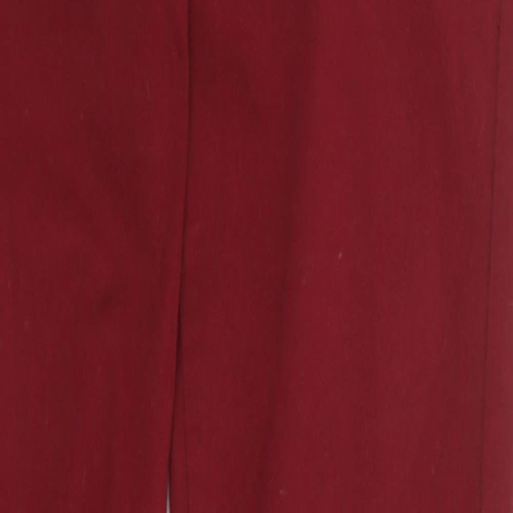 New Look Womens Red Cotton Skinny Jeans Size 8 L29 in Regular Zip