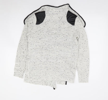 Womens UK Size S Quiz Ivory Cardigan Jumper