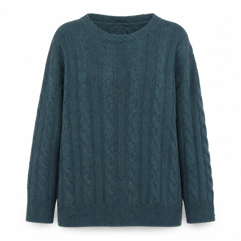 Womens UK Size M SheIn Green Pullover Jumper
