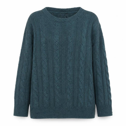 Womens UK Size M SheIn Green Pullover Jumper