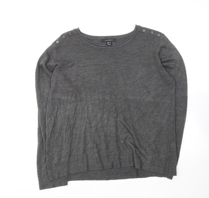 Womens UK Size 18 Atmosphere Grey Pullover Jumper