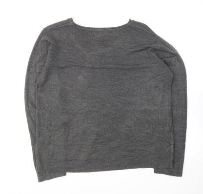 Womens UK Size 18 Atmosphere Grey Pullover Jumper