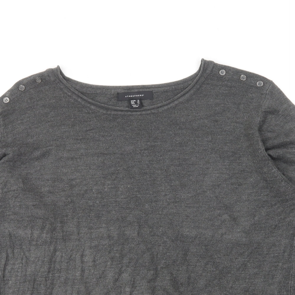 Womens UK Size 18 Atmosphere Grey Pullover Jumper
