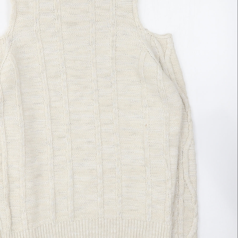 Womens UK Size 8 River Island Ivory Pullover Jumper