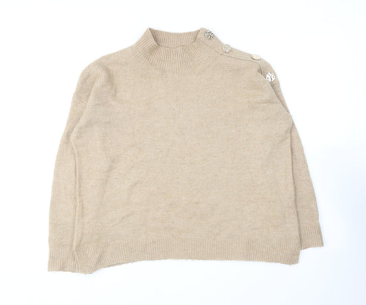 Womens UK Size 10 Dorothy Perkins Brown Pullover Jumper