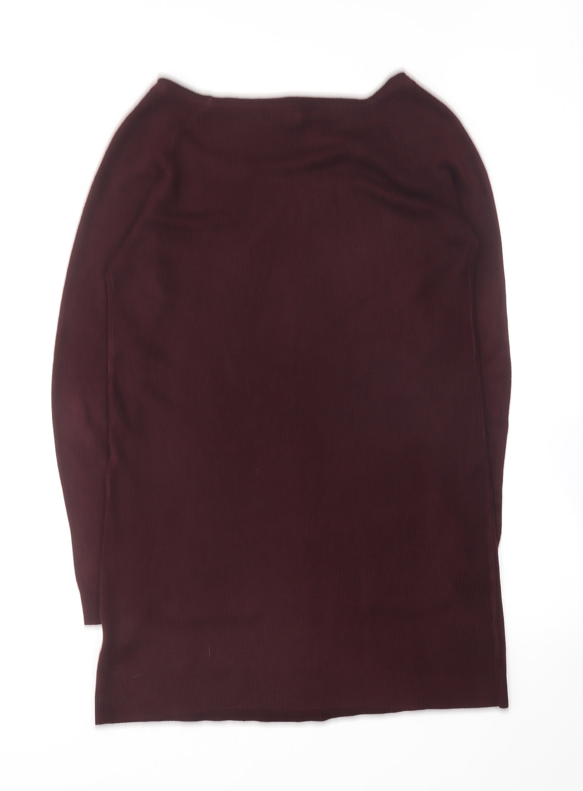 Atmosphere Womens Purple Round Neck Acrylic Pullover Jumper Size 12