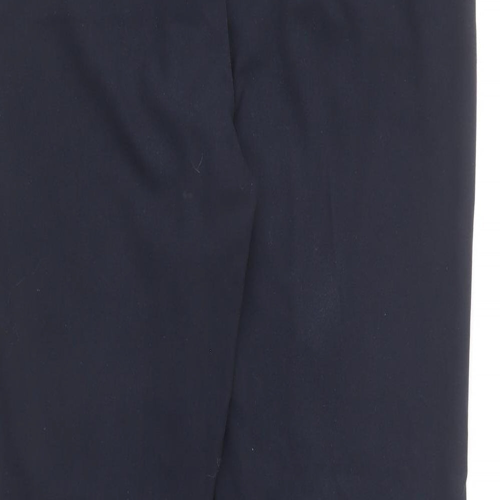 Womens UK Size 12 M&Co Regular Fit  Blue Trousers