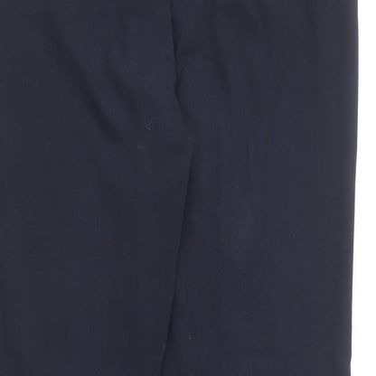 Womens UK Size 12 M&Co Regular Fit  Blue Trousers