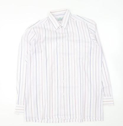 Mens UK Size M Greenwoods Multicoloured  Button-Up Long Sleeve Casual Shirt