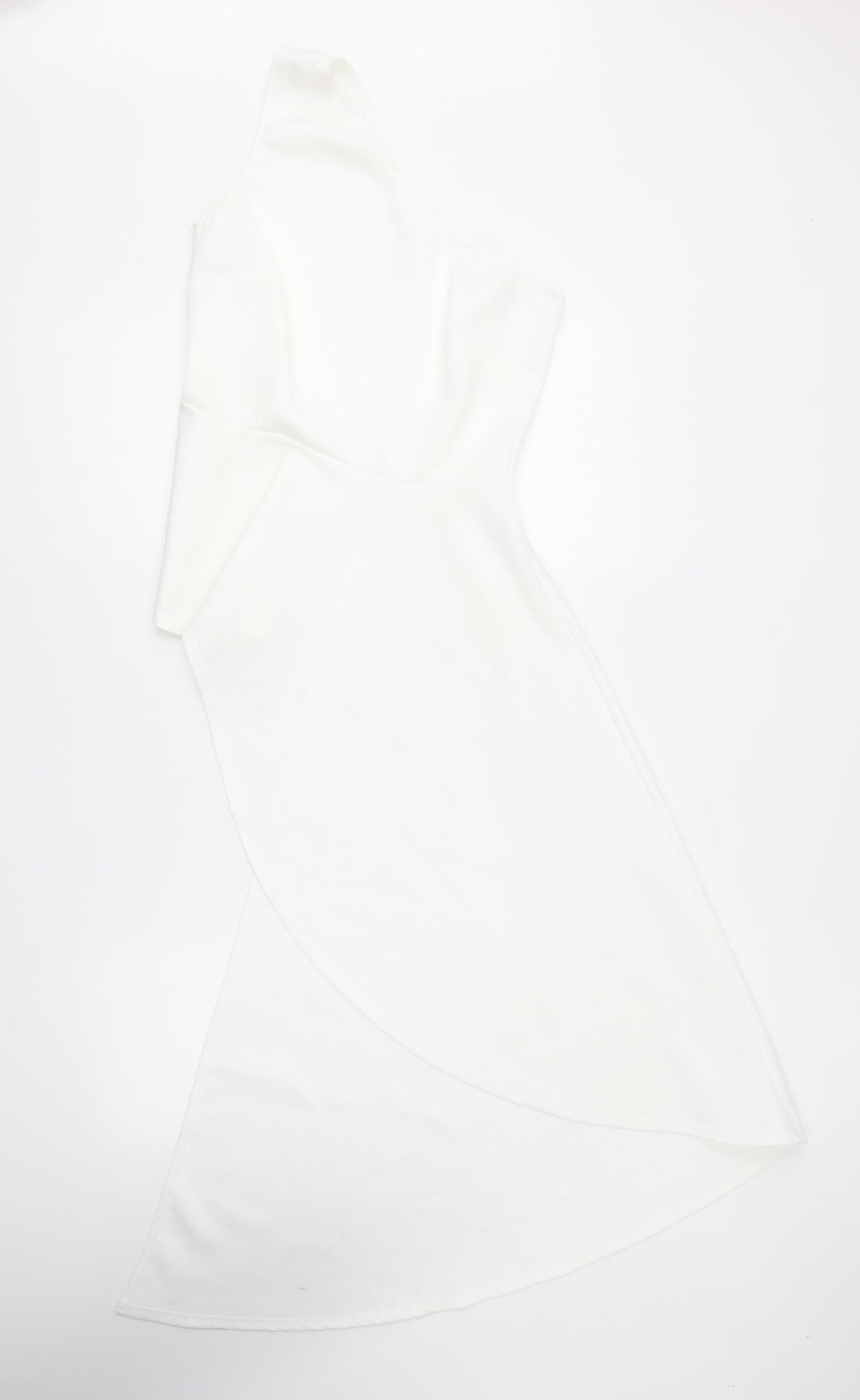 Womens UK Size S Preworn White Basic Blouse