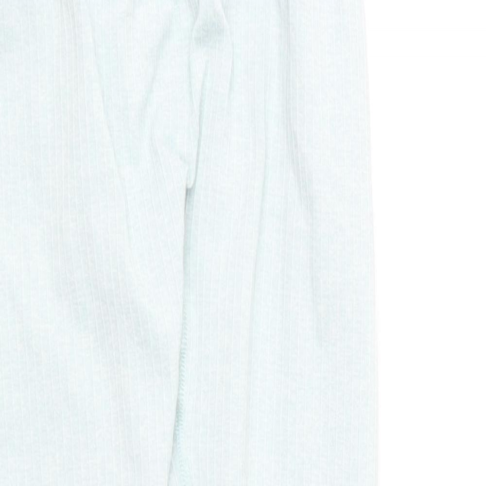 Preworn Womens Blue Nylon Compression Leggings Size S L24 in Regular