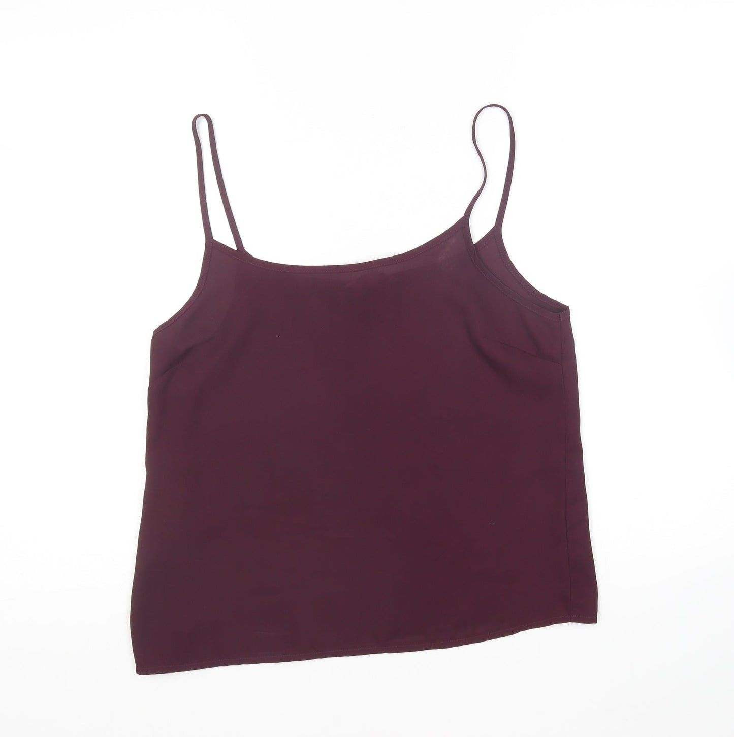 Womens UK Size 10 New Look Purple Camisole T-Shirt