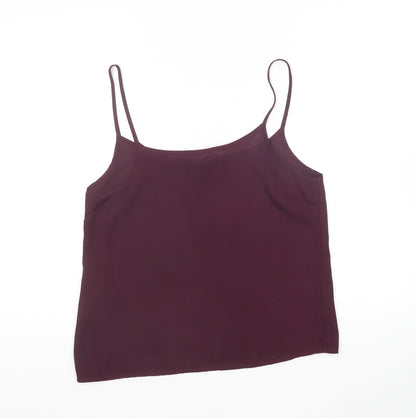 Womens UK Size 10 New Look Purple Camisole T-Shirt