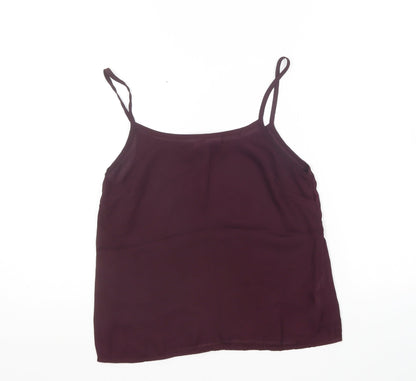 Womens UK Size 6 New Look Purple Camisole Blouse