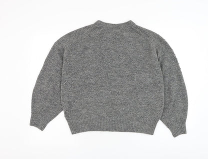 Womens UK Size M H&M Grey Pullover Jumper